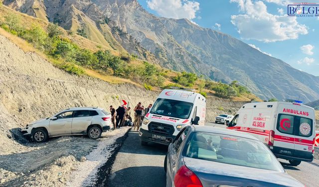 Van - Hakkâri yolunda feci kaza: 4 kişi yaralandı