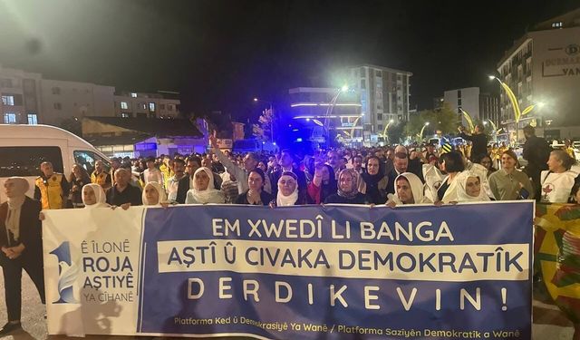 Van’da 1 Eylül yürüyüşü başladı