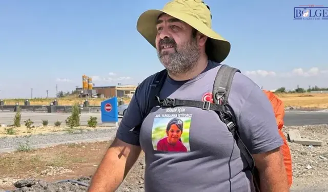 Arif Güran’ın Narin için adalet yürüyüşü 8. gününde