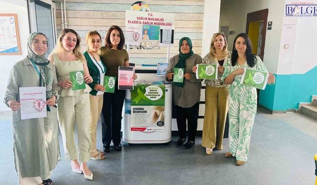 Elazığ’da lenfomaya karşı farkındalık çalışması
