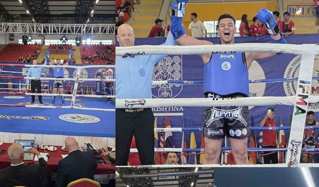 Vanlı Sporcu Kosova’da Dünya Şampiyonasında Altın Madalya Kazandı