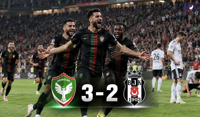 Amedspor Beşiktaş’ı ezdi! Sahasında 3-2 kazandı