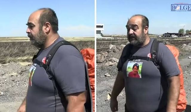 Arif Güran’ın adalet yürüyüşü ikinci gününde