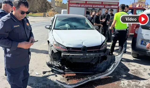 Van - Yüksekova yolunda kaza: 2 yaralı