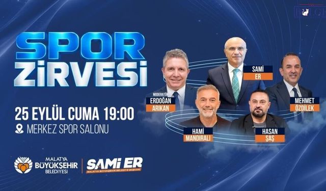 Spor Dünyası Malatya’da Buluşacak