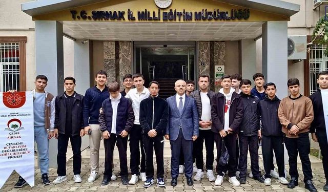 Şırnaklı Öğrenciler Tarih ve Değerler Kampı İçin Malazgirt’e Uğurlandı