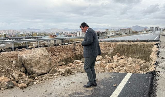 Van Çevre Yolu yeniden gündemde: Dindar çöküntüleri yerinde inceledi