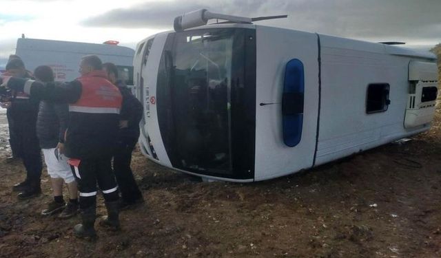 Cezaevi Nakil Aracı Devrildi: 7 Kişi Yaralandı