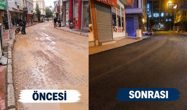 Van’da Zerbank Sokak’ın önceki ve sonraki hali paylaşıldı