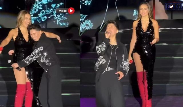 Vanlı Sakine Akın ile Hadise aynı sahnede buluştu