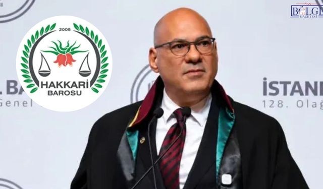 Hakkâri Barosu’ndan Osman Korkut Kanadoğlu için başlatılan soruşturmaya tepki
