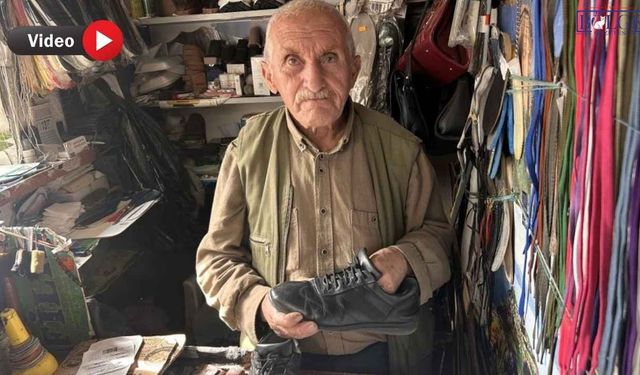 Van’da örnek davranış: Çöpe atılan ayakkabıları tamir edip ücretsiz dağıtıyor