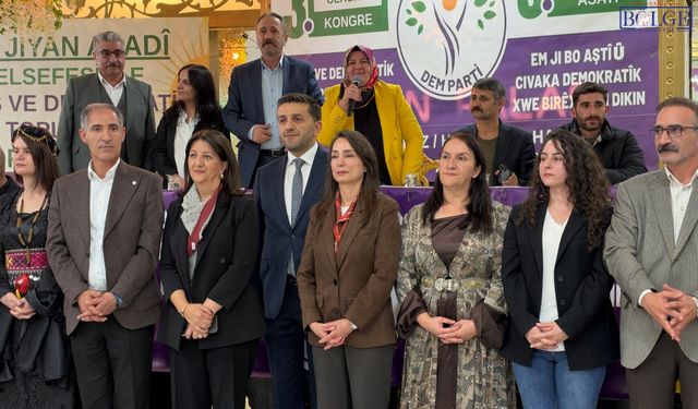 Van’da DEM Parti’nin yeni eş başkanları belli oldu