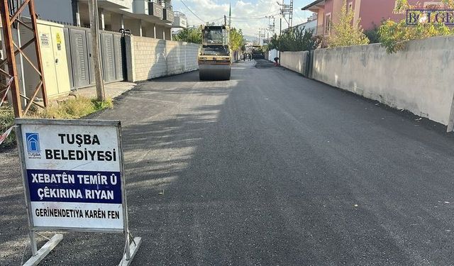 Van’ın Bu Mahallesinde Asfalt Mesaisi