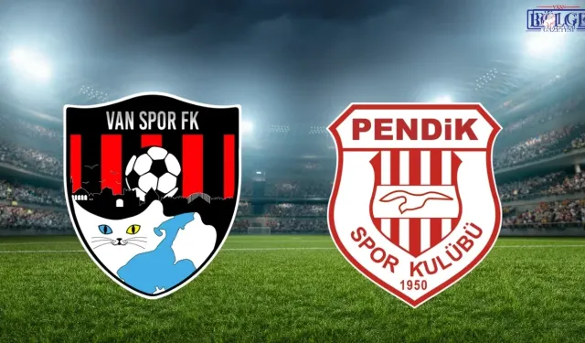 Pendikspor-Vanspor maçı canlı yayınlanacak! İşte yayın bilgileri