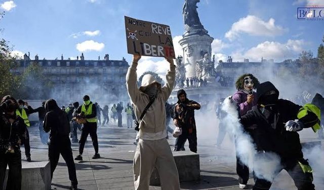 Paris savaş alanına döndü