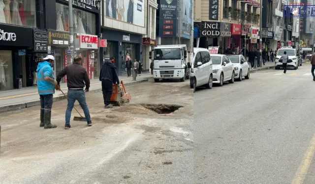 Van’ın En İşlek Caddelerinden Biri Trafiğe Kapatıldı