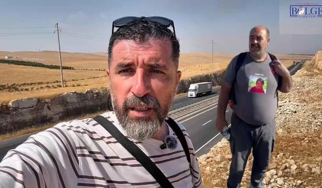 Narin Güran’ın babasının yürüyüşünü takip eden gazeteci Metin Yoksu’ya erişim engeli
