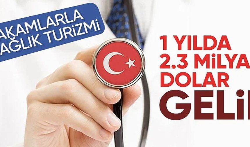 2023'te 1,4 milyon turist sağlık için geldi!