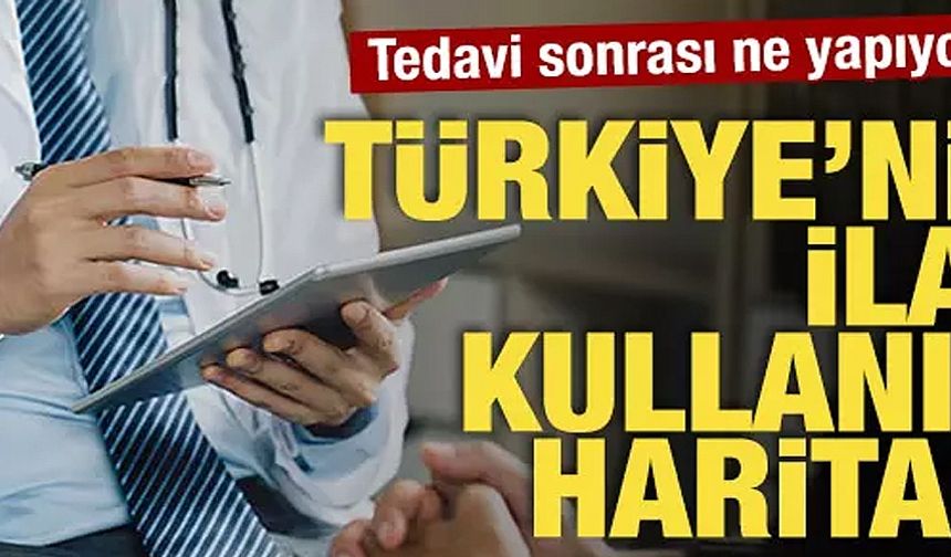 İşte Türkiye'nin ilaç haritası...