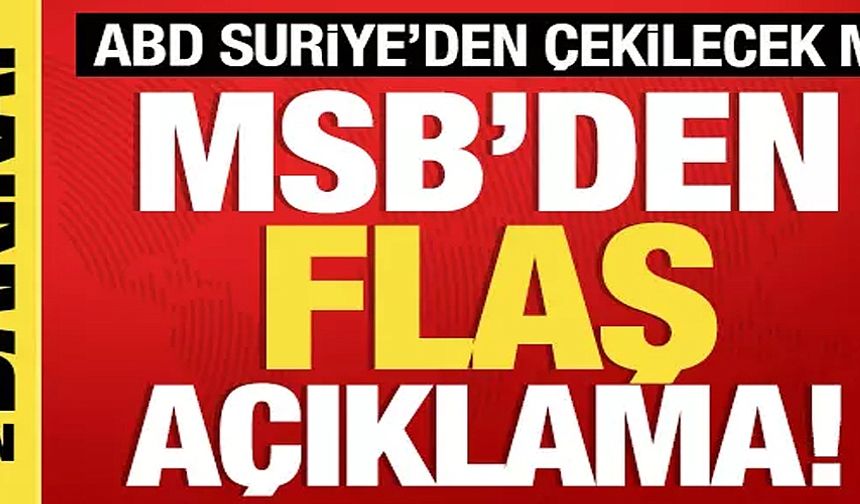 ABD'nin Suriye'den çekileceği iddiası