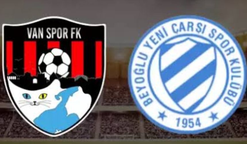Vanspor, Beyoğlu'nu tek golle yendi: 1-0