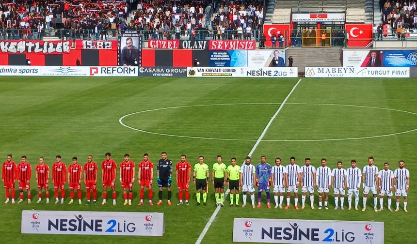 Vanspor-Aksarayspor yenişemedi:2-2