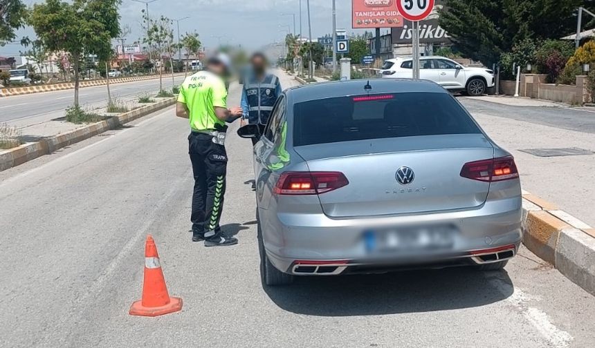 Van’da 35 araç trafikten men edildi