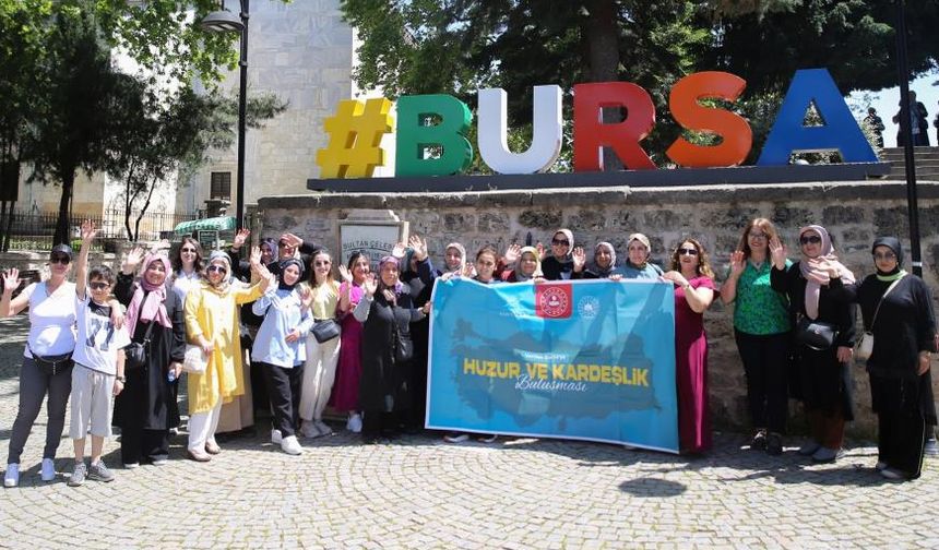 Van'dan giden şehit ve gazi yakınları Bursa'da ağırlandı