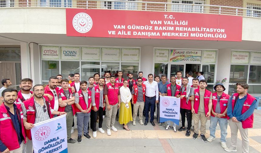 Damla Gönüllüleri Van’da Sahada