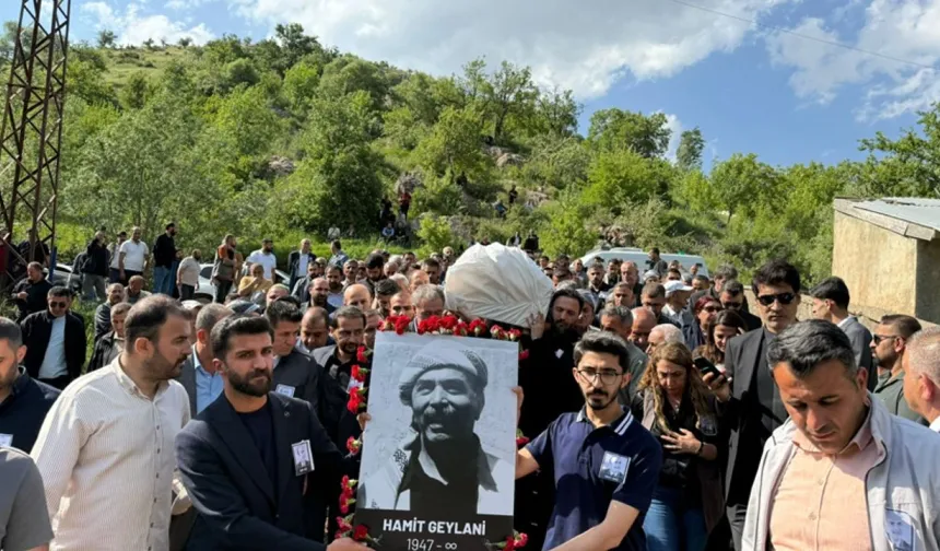Hakkari Eski Milletvekili Hamit Geylani son yolculuğuna uğurlandı