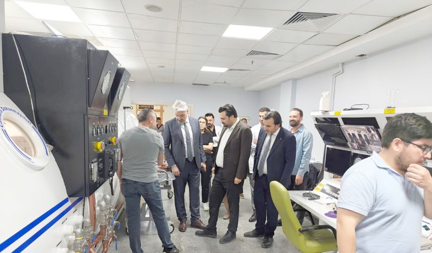 Tüp Bebek ve Hiperbarik Merkezlerine İl Sağlık Müdürlüğü’nden Değerlendirme Ziyareti