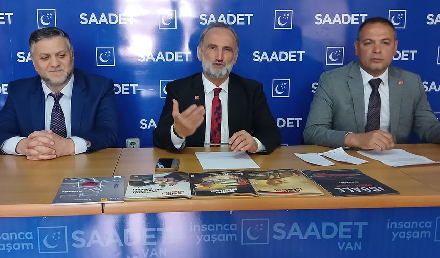 Çebi: Saadet Partisi olarak ülkeyi yönetmeye talibiz