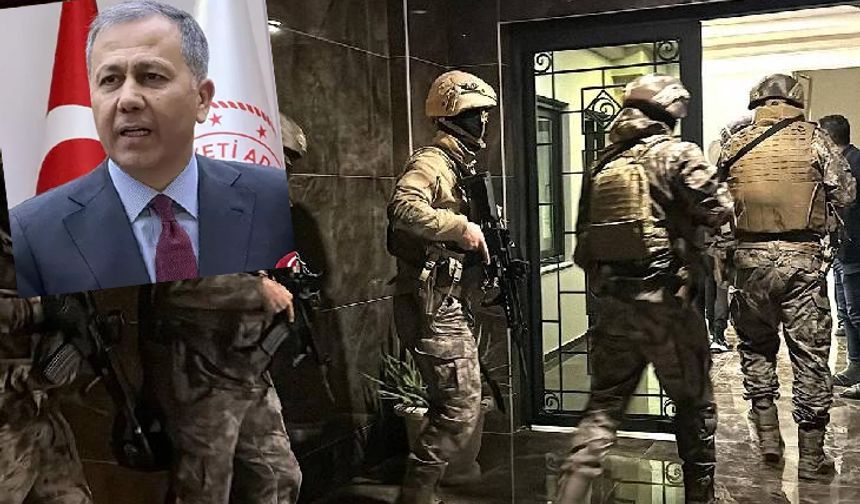 Van dahil 58 ilde suçlulara operasyon