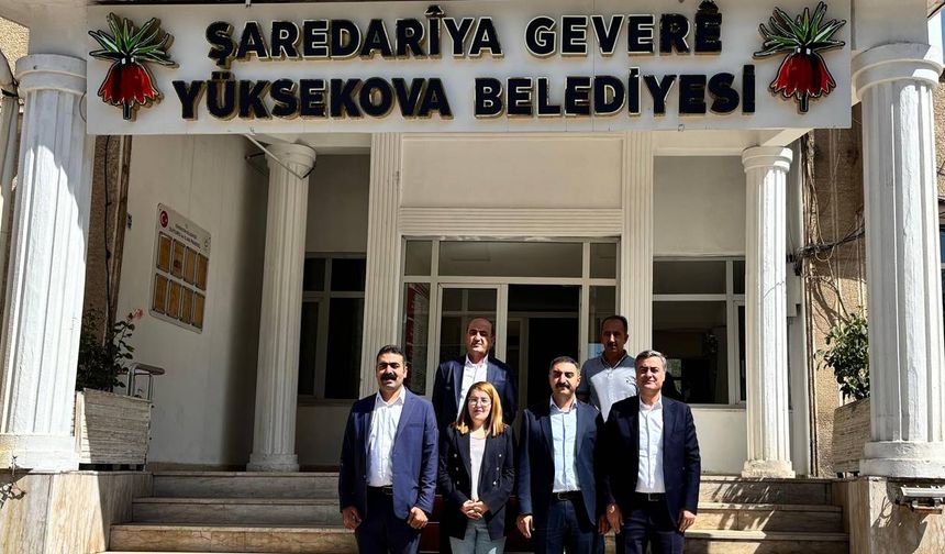 Zeydan ve Hatun’dan Yüksekova Belediyesi’ne Sürpriz Ziyaret