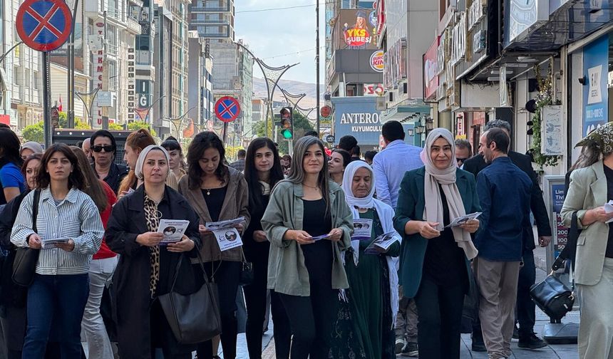 Rojin Kabaiş için Van'da yürüyüş yapılacak: Bildiri dağıtıldı