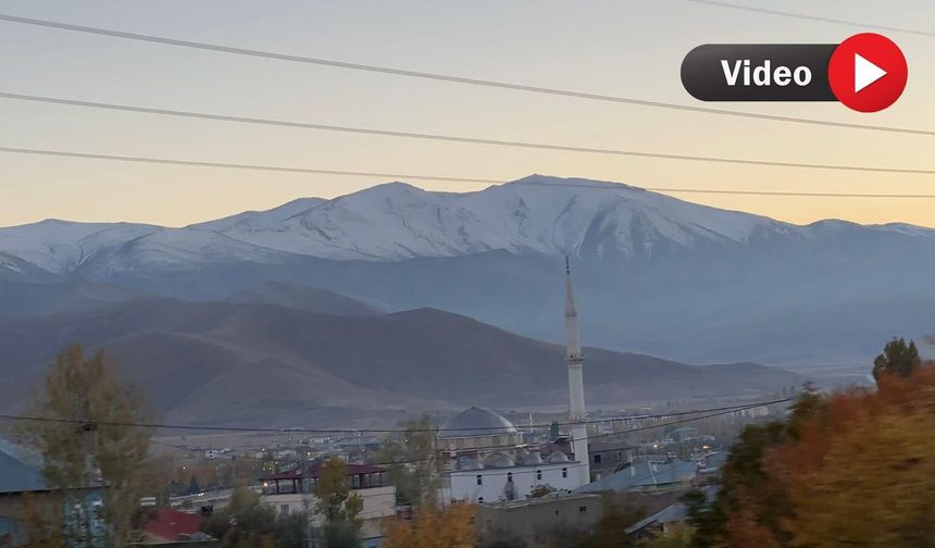 Van’ın yaylarına yılın ilk karı yağdı!