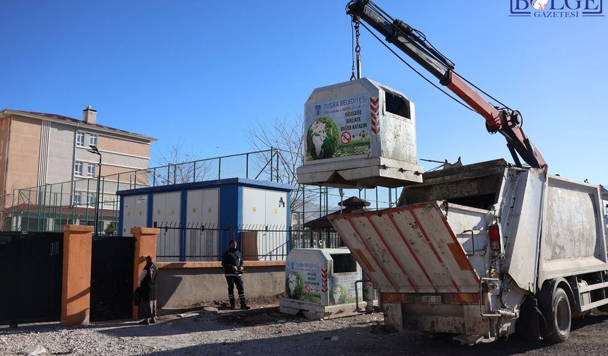 Van’da Çevreyi Korumak İçin Önemli Çalışma: Konteynerler Yenilendi