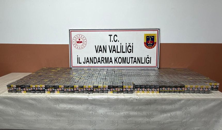 Van’da Jandarma Denetiminde 1.510 Kaçak Sigara Yakalandı