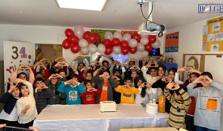 TEGV’in 31 Yıllık Eğitim Yolculuğu Van'da Kutlandı