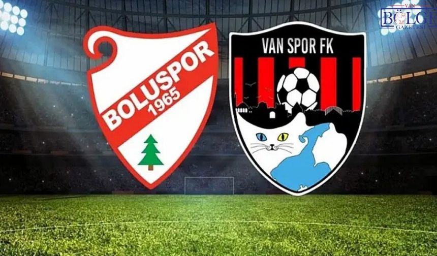 Vanspor için tarihi fırsat! Ligin son sırasındaki Boluspor ile karşılaşıyor