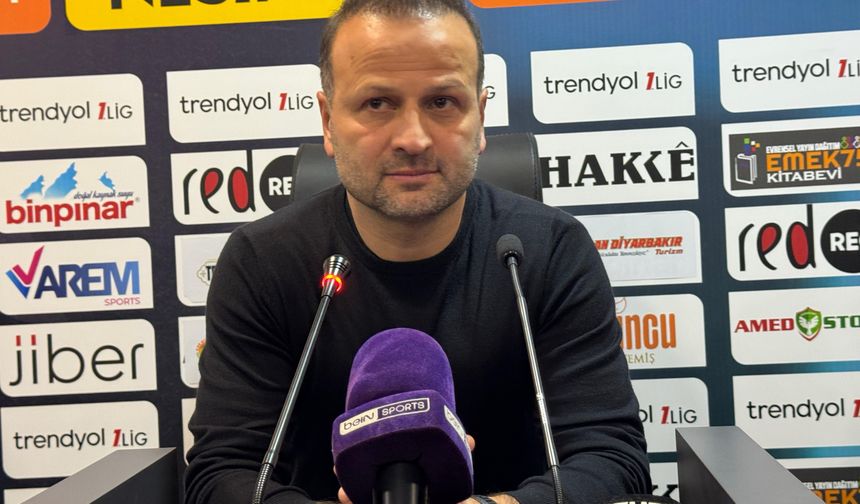 Vanspor Teknik direktöründen Amedspor Açıklaması