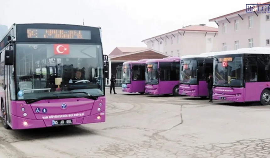 Van'da ulaşım ücretsiz olacak