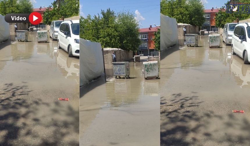 Van’da Mahalleli İsyanda: Sokak 2 Gündür Su Altında