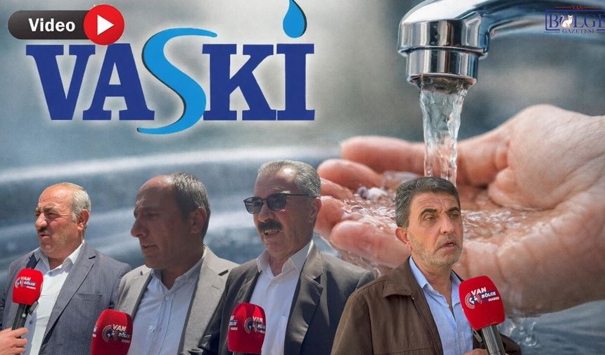Vanlılardan su zamlarına sert tepki: “İki ayda bir dev zam”