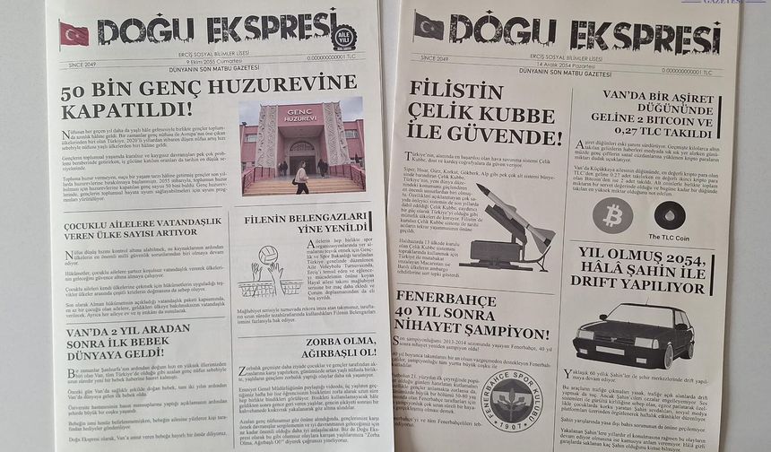 Van'da 2055’in Manşetleri Gülümsetti: İl Birincisi Oldular