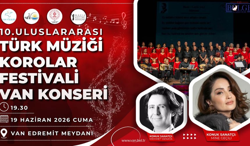 10.⁠ ⁠Uluslararası Türk Müziği Korolar Festivali Van’da!