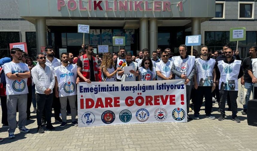 Van’da Sağlık Emekçileri Ayakta: “Verilen Sözler Tutulmadı”