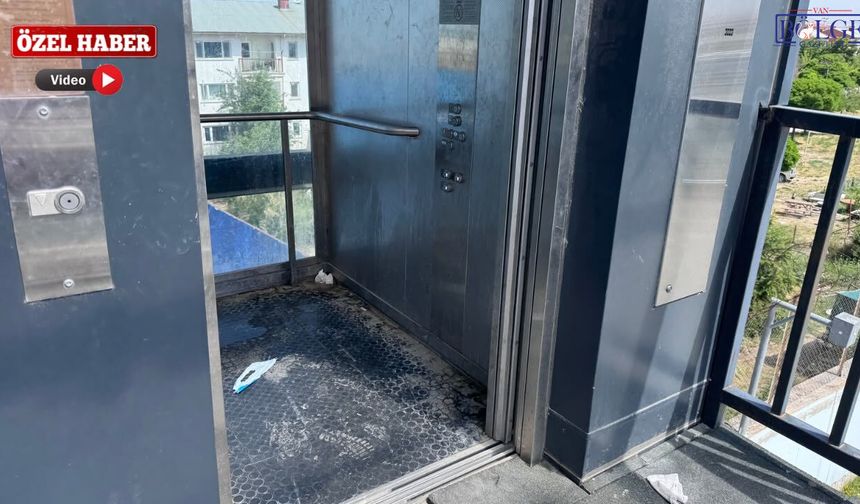 Van'da Hastane Önündeki Asansör Yine Sessizliğe Büründü”