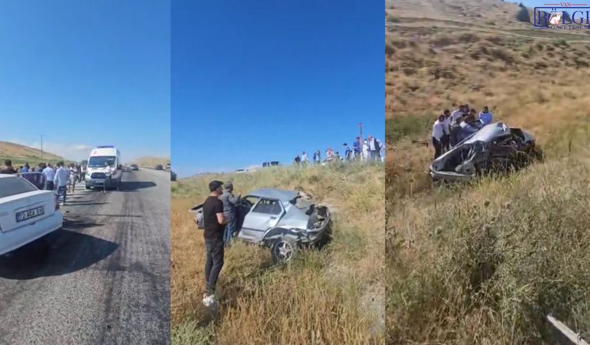 Van karayolunda kaza: 3’ü çocuk 5 yaralı